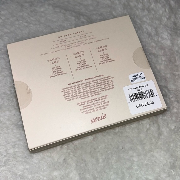 Aerie 3 Pack No Show Cheeky Panties Size Small NEW - Picture 2 of 5